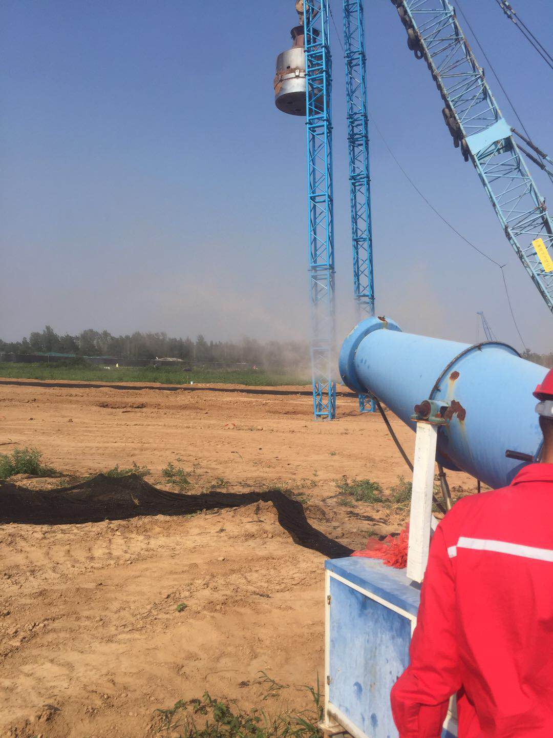 东盛云强夯工程地基项目现场